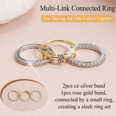 Copper Diamond Fashion Ring